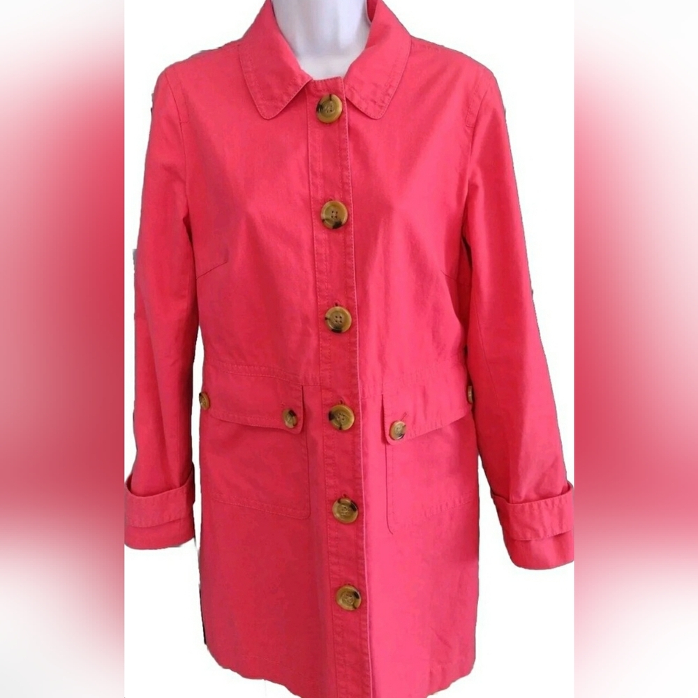 GAP Women's Vibrant Pink Utility Jacket